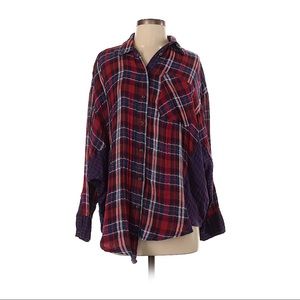 Free People Button down top